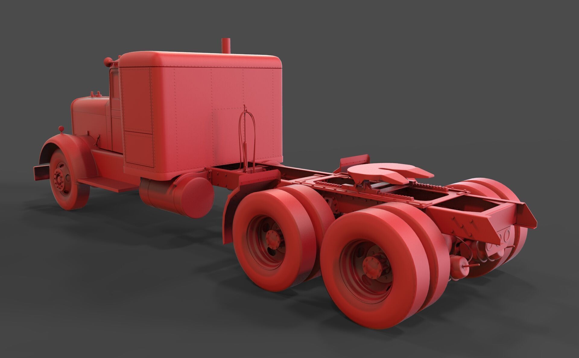 Kenworth 521  3D print model_4