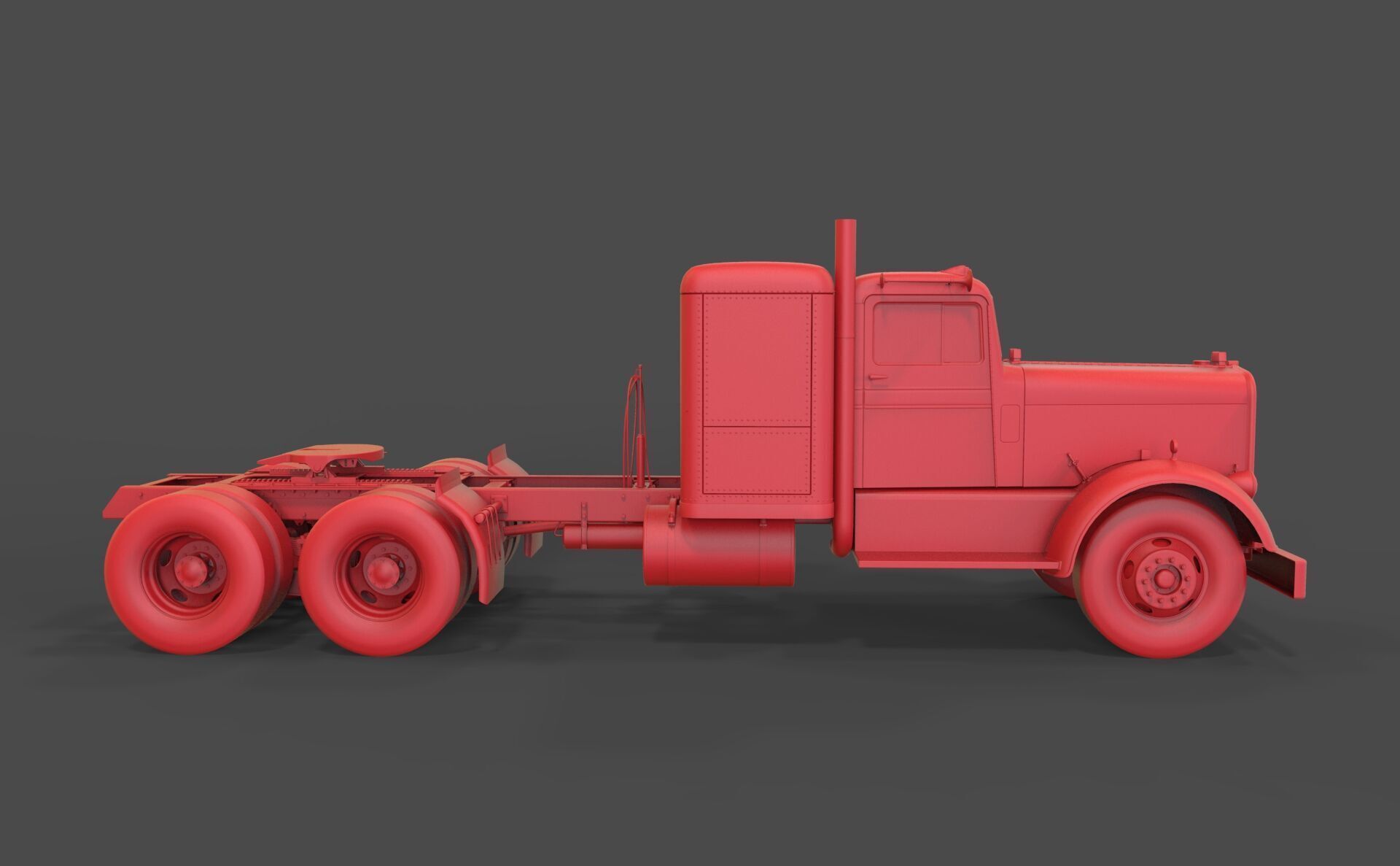 Kenworth 521  3D print model_2