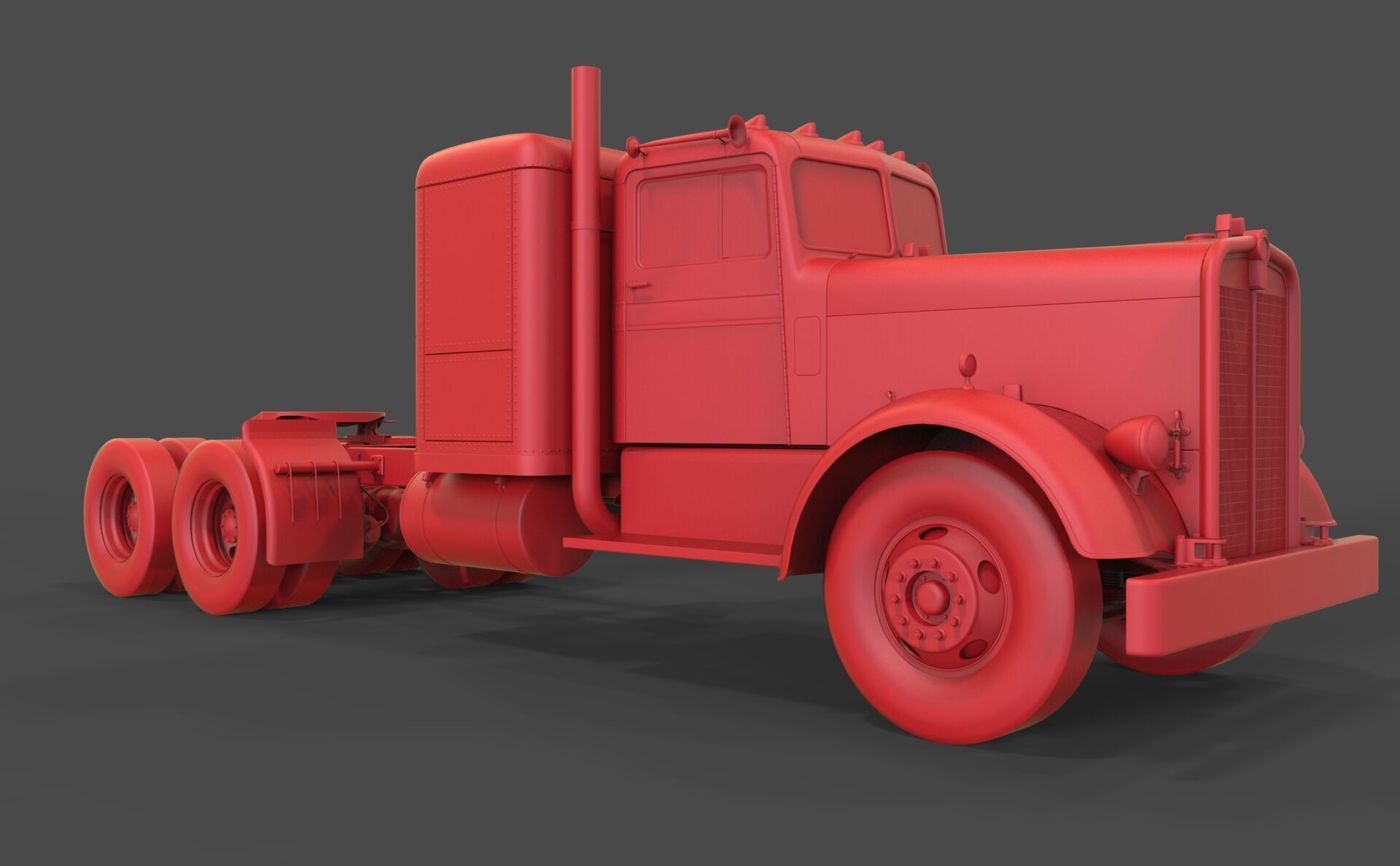 Kenworth 521  3D print model_1