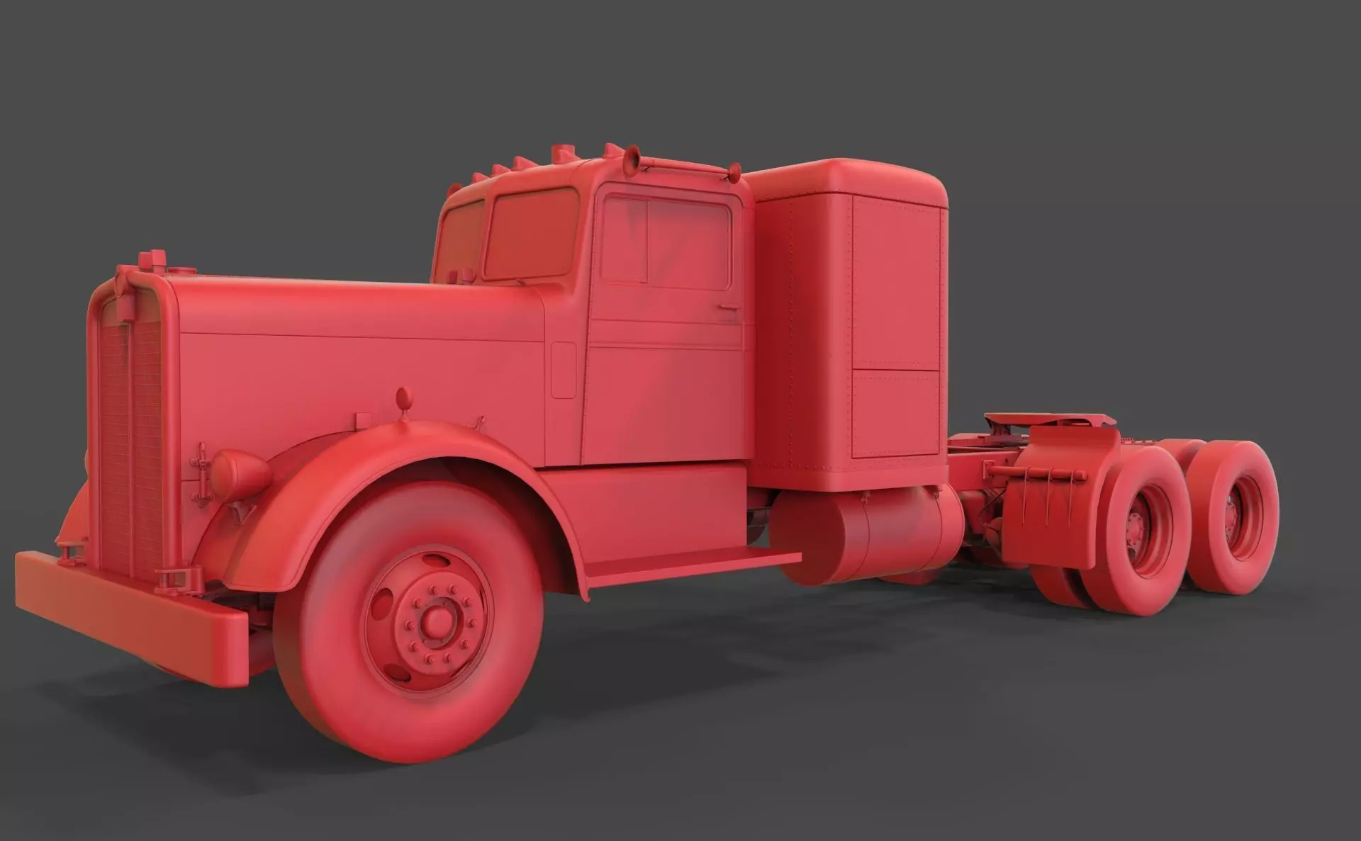 Kenworth 521  3D print model_0