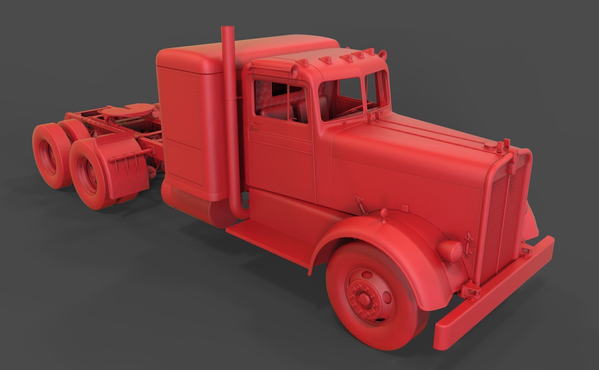 Kenworth 521  3D print model_7
