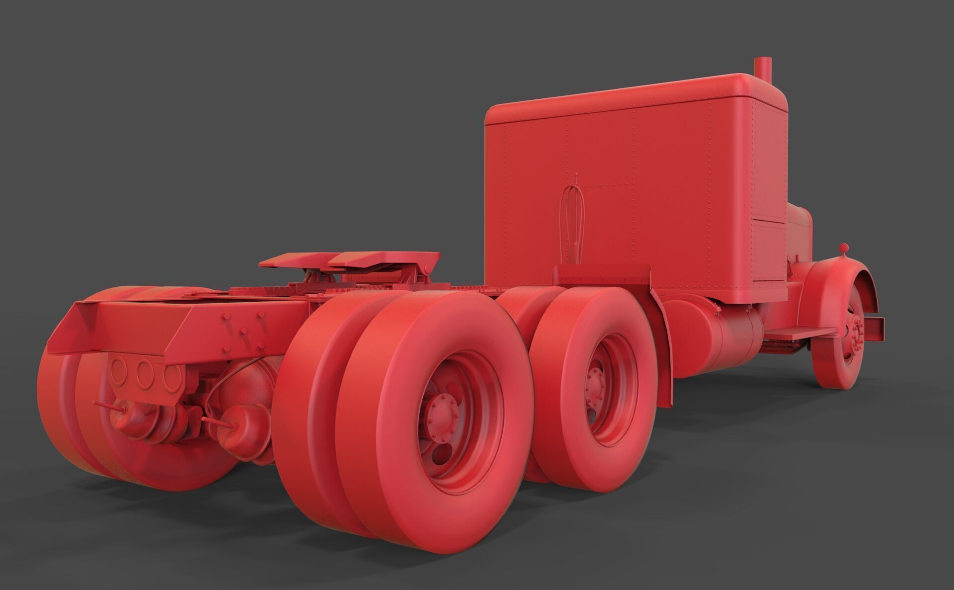Kenworth 521  3D print model_3