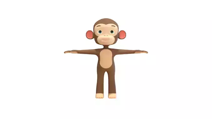  3D Monkey Model 3D model