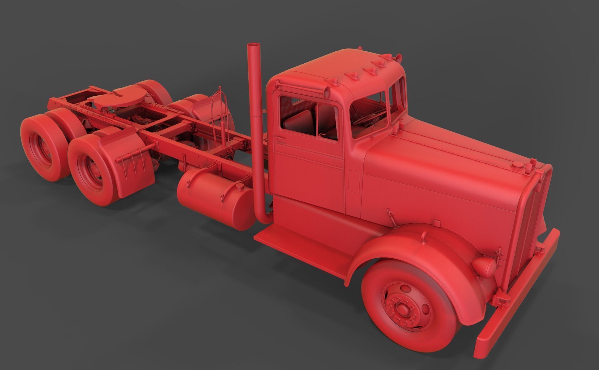 Kenworth 521 mod2 3D print model_7