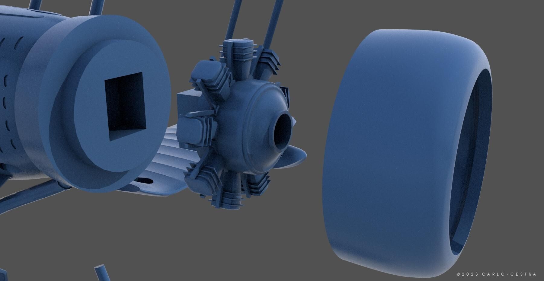 Ro43 - Re2000 - Commercial license - 1-100 scale 3D print model_28