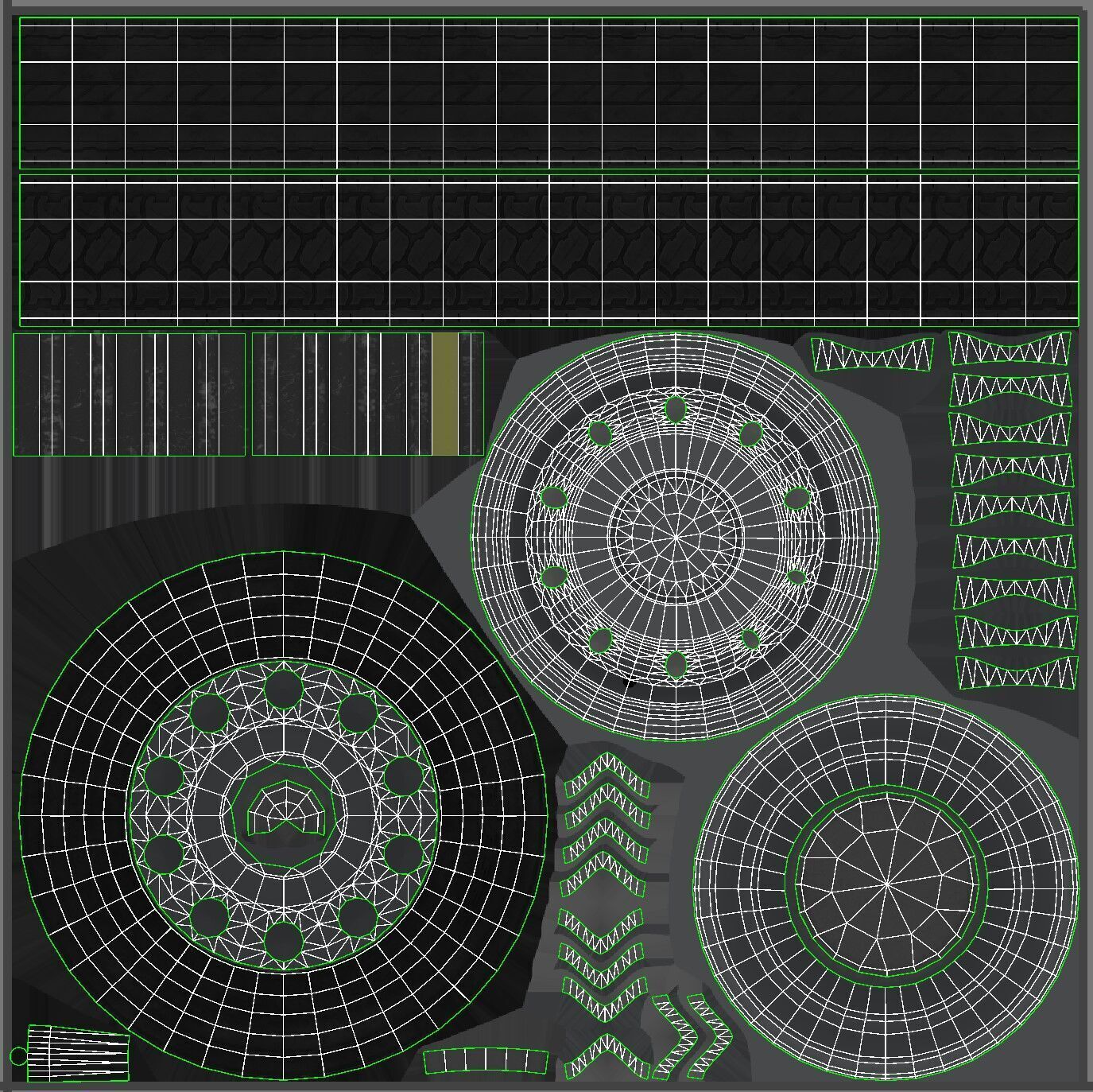 Resque Fire Truck Low-poly 3D model_41