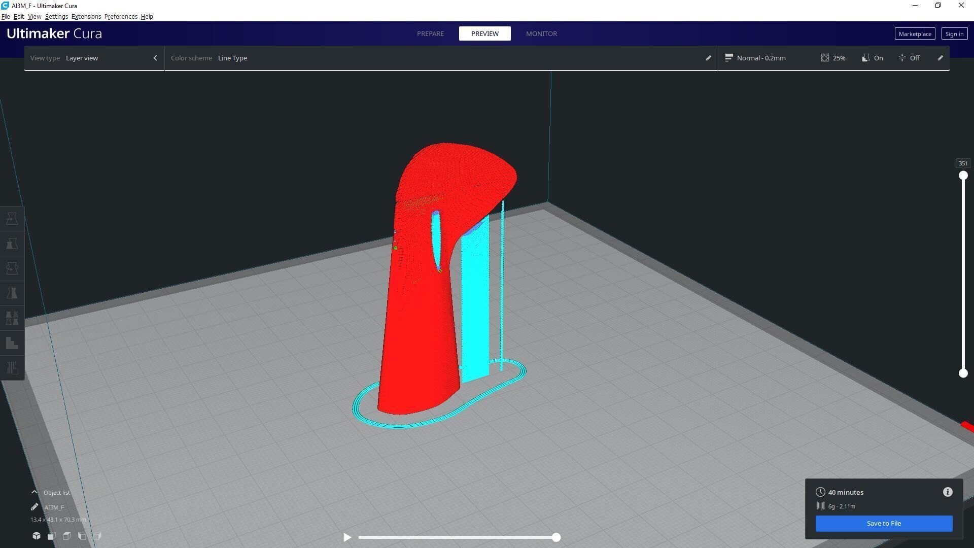 Spitfire MK XII - Commercial license - 1-48 and 1-24 scale 3D print model_5