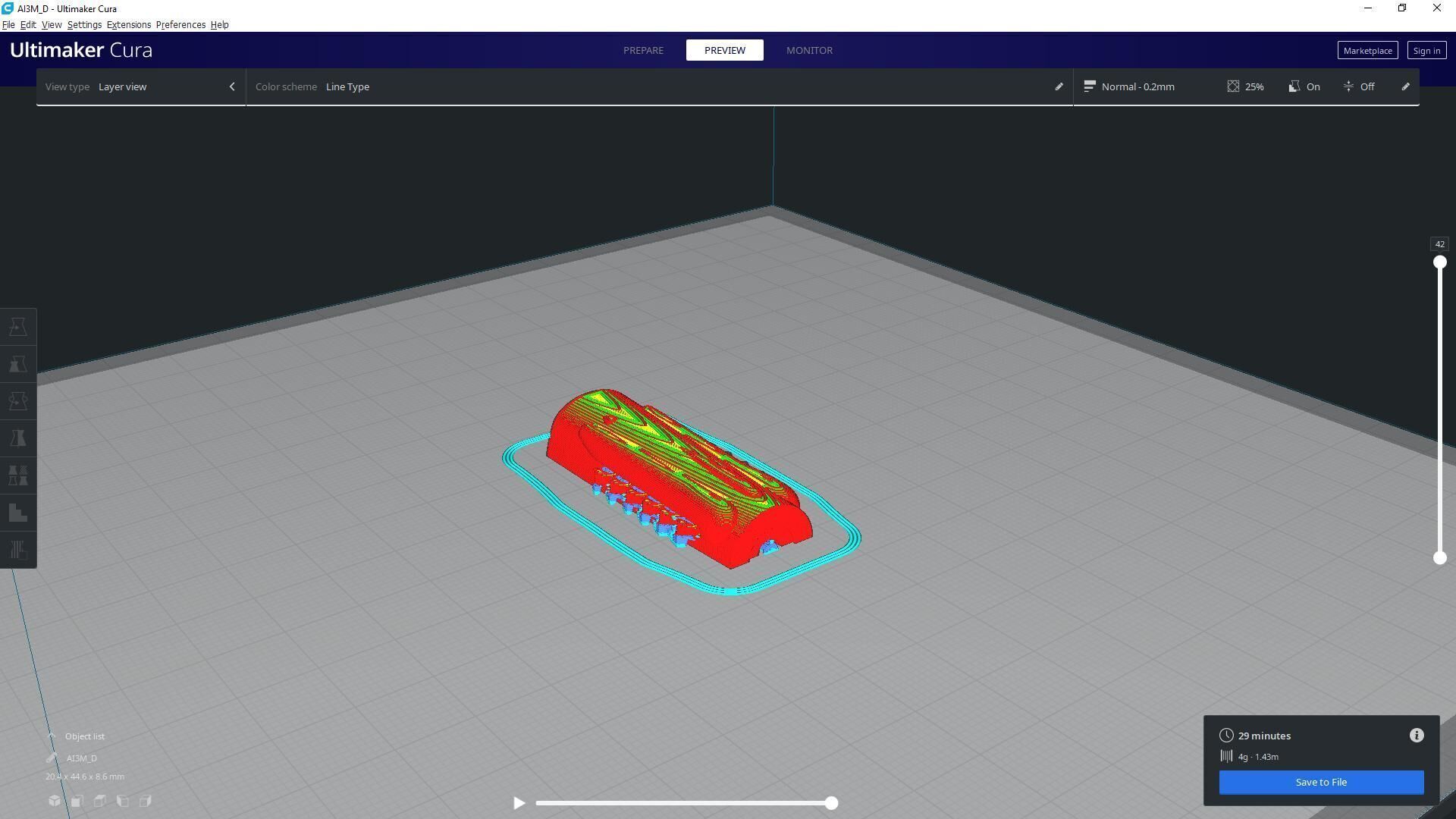 Spitfire MK XII - Commercial license - 1-48 and 1-24 scale 3D print model_11