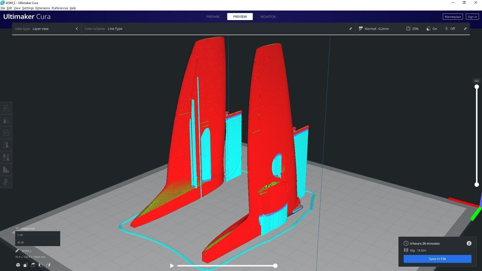 Spitfire MK XII - Commercial license - 1-48 and 1-24 scale 3D print model_7