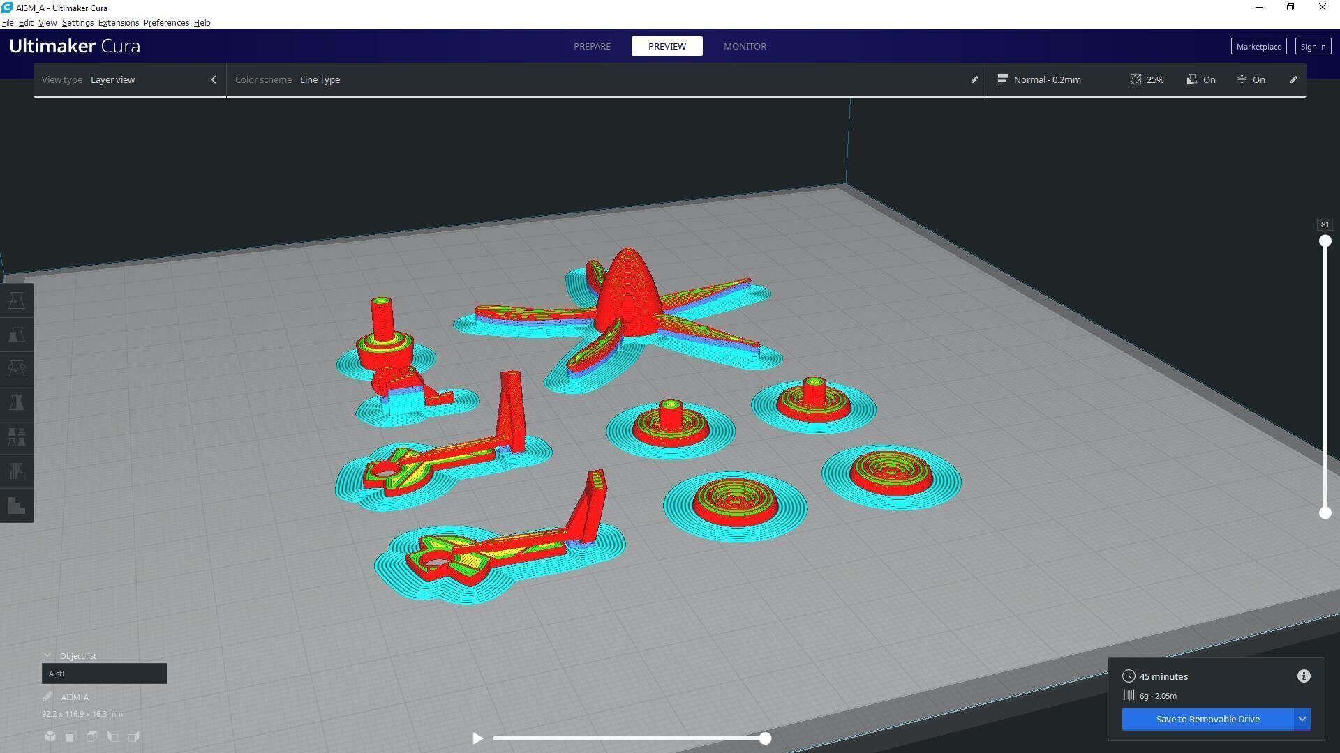 Spitfire MK XII - Commercial license - 1-48 and 1-24 scale 3D print model_8