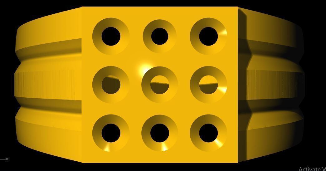 men ring 3dm file 3D print model_1