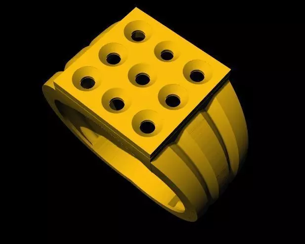 men ring 3dm file 3D print model_0