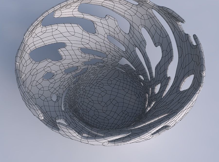 Bowl wide and twisted with smooth cuts 3D print model_6