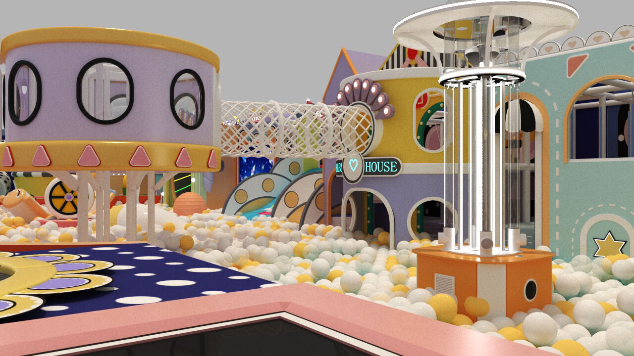 Children  playground 3D model_3