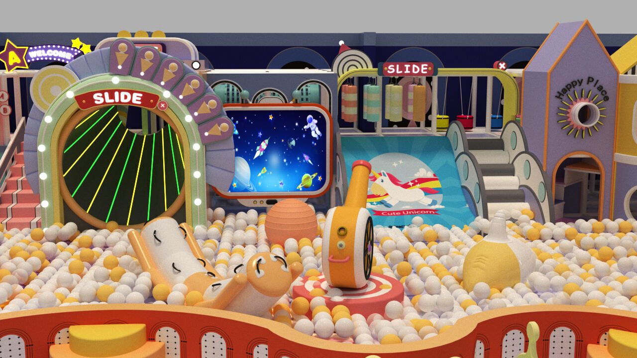 Children  playground 3D model_2