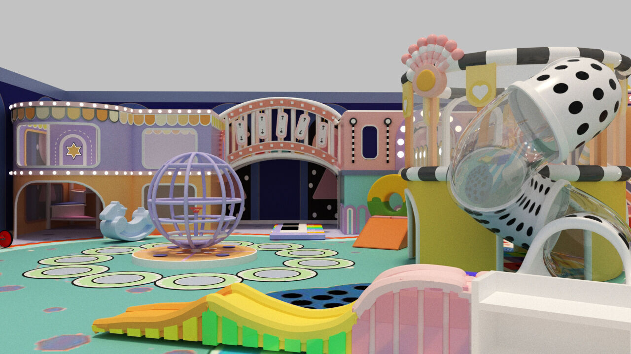 Children  playground 3D model_5