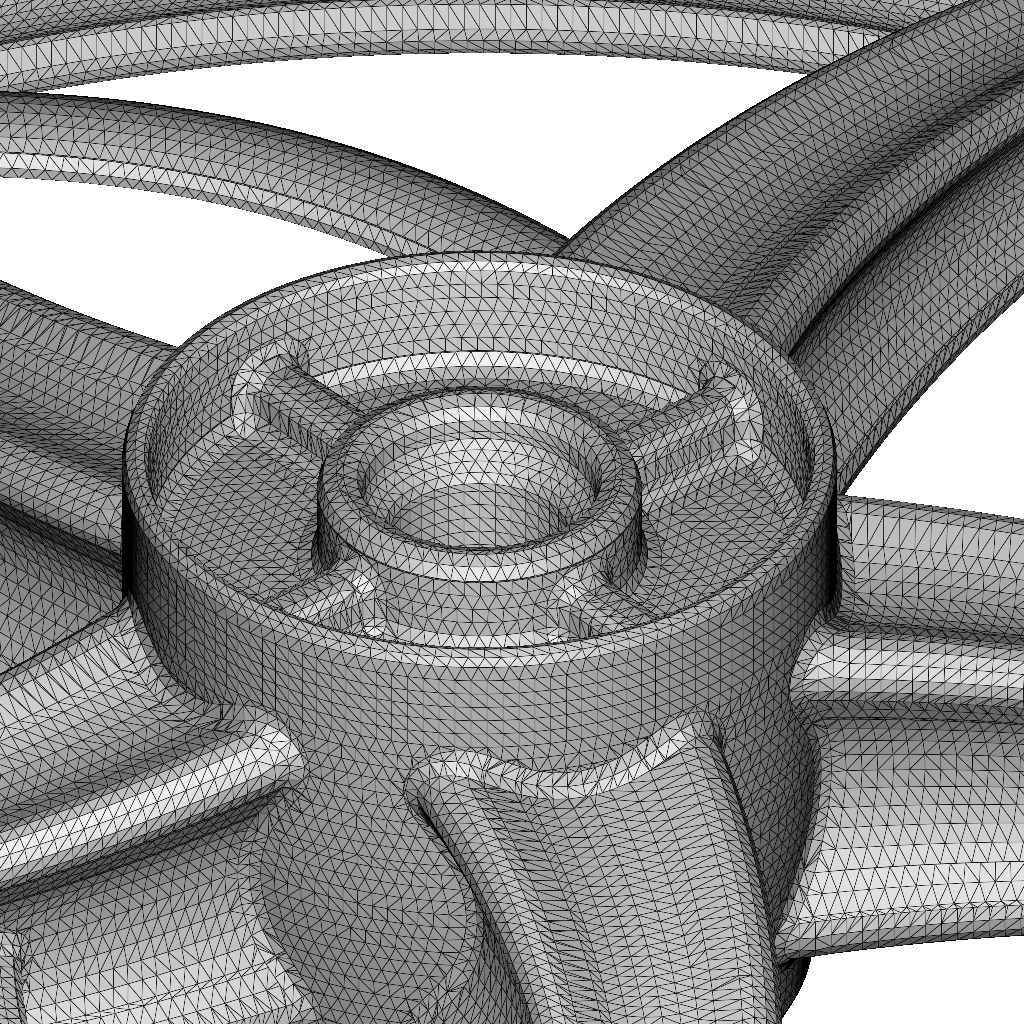 Cruiser Motorcycle Rim 3D print model_6