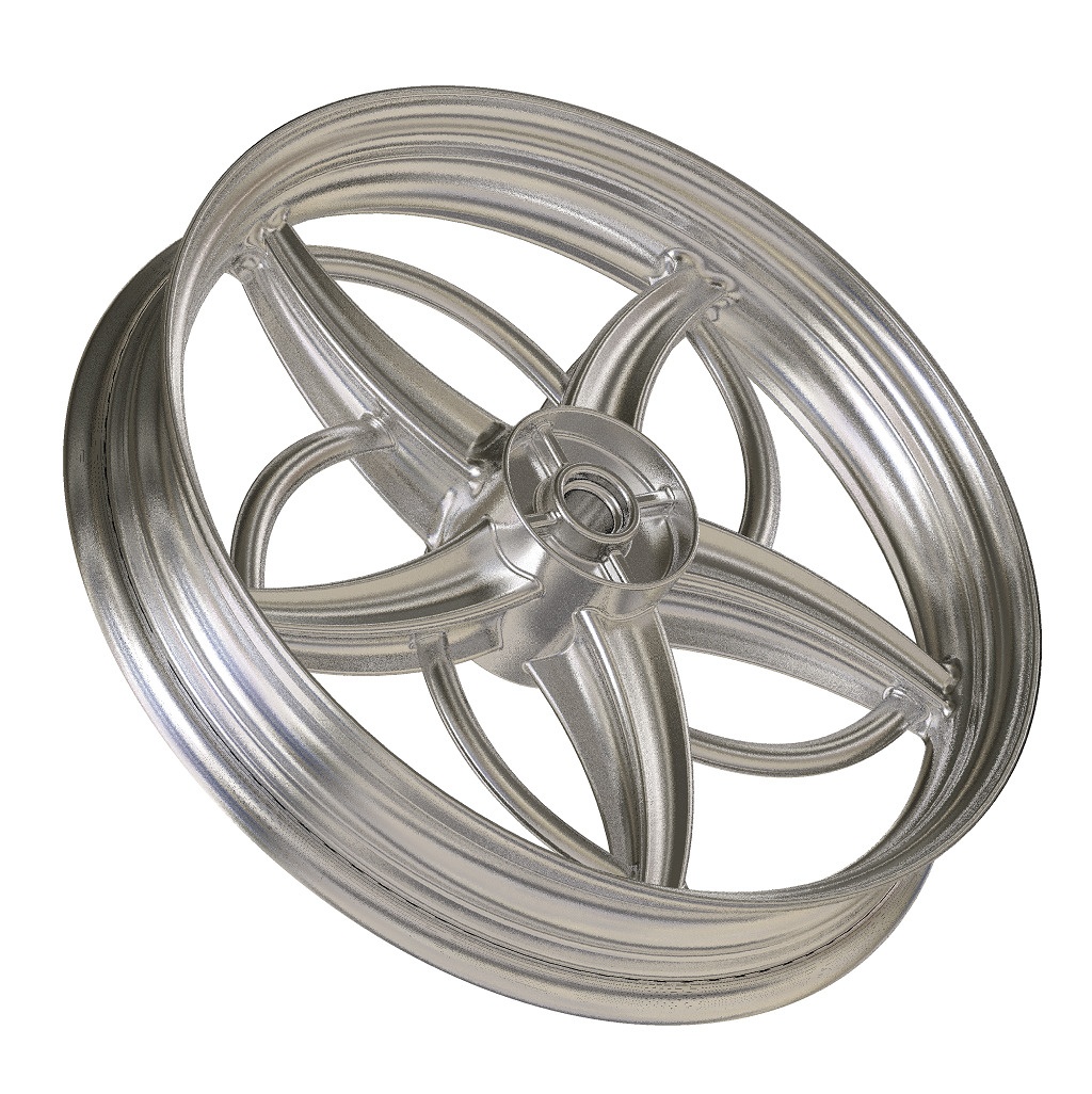 Cruiser Motorcycle Rim 3D print model_1