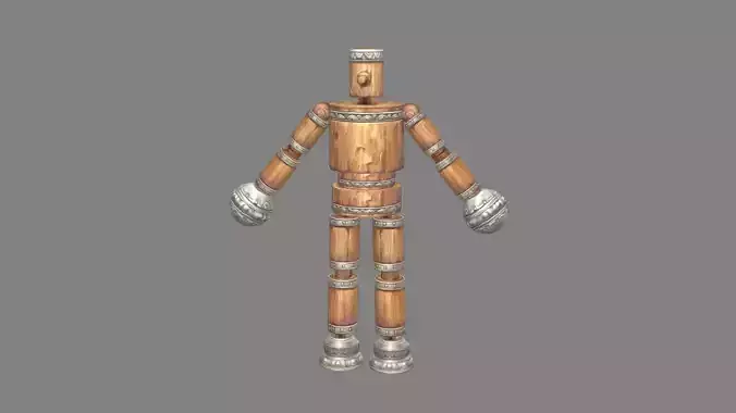 Mechanical Puppet - Wooden Golem - Combat Dummy