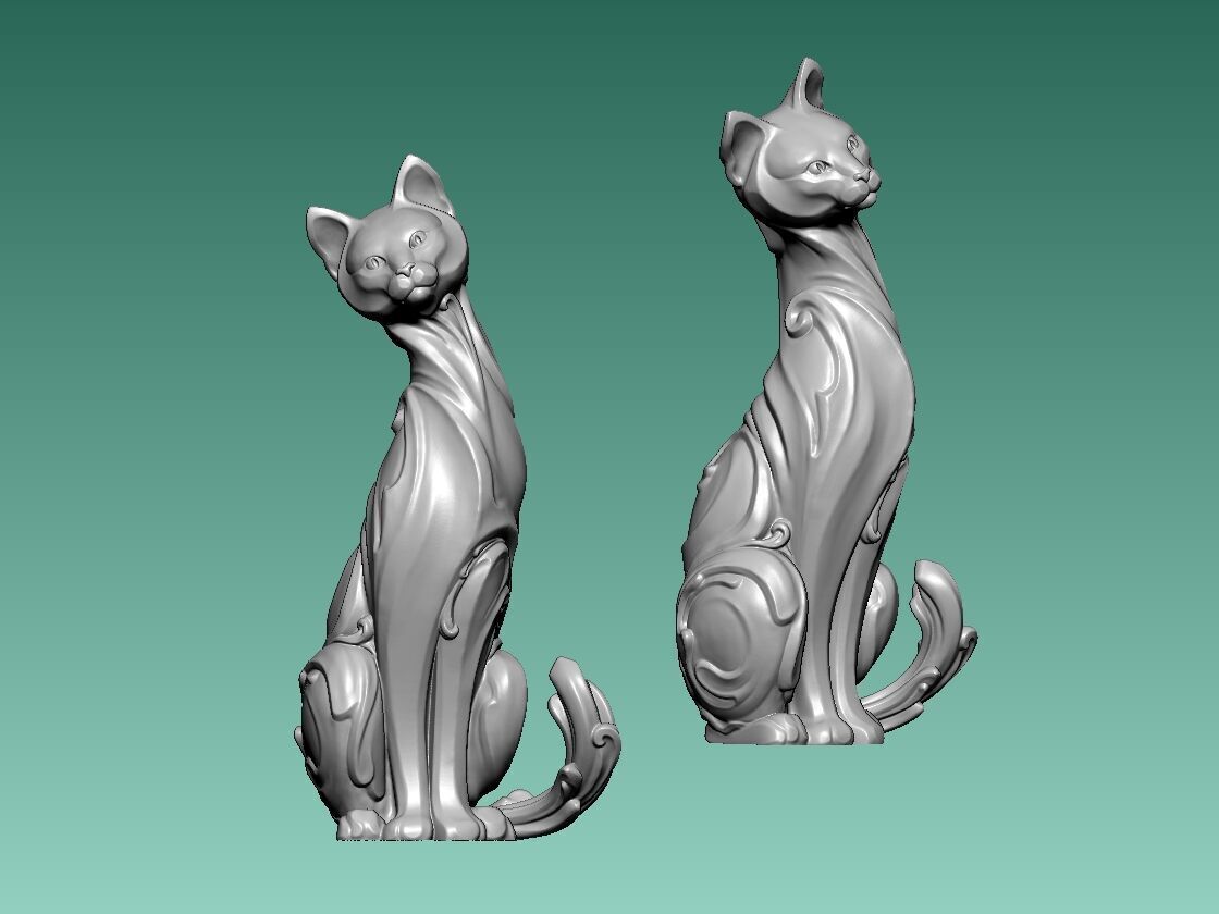 Cat making pattern - 3D print 3D print model_1