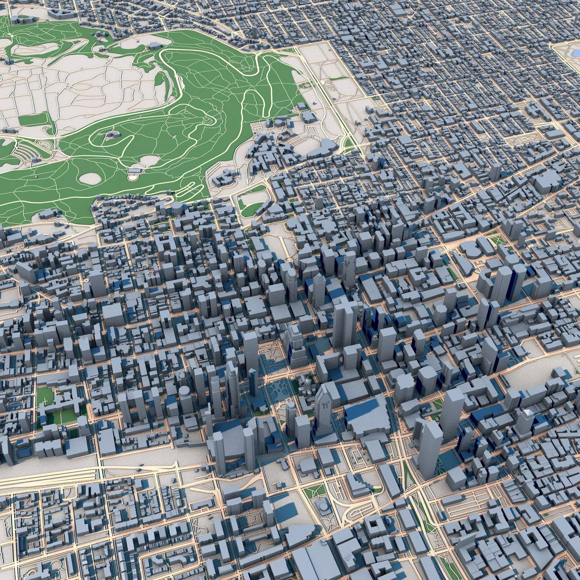 Montreal City Canada 3D model_0