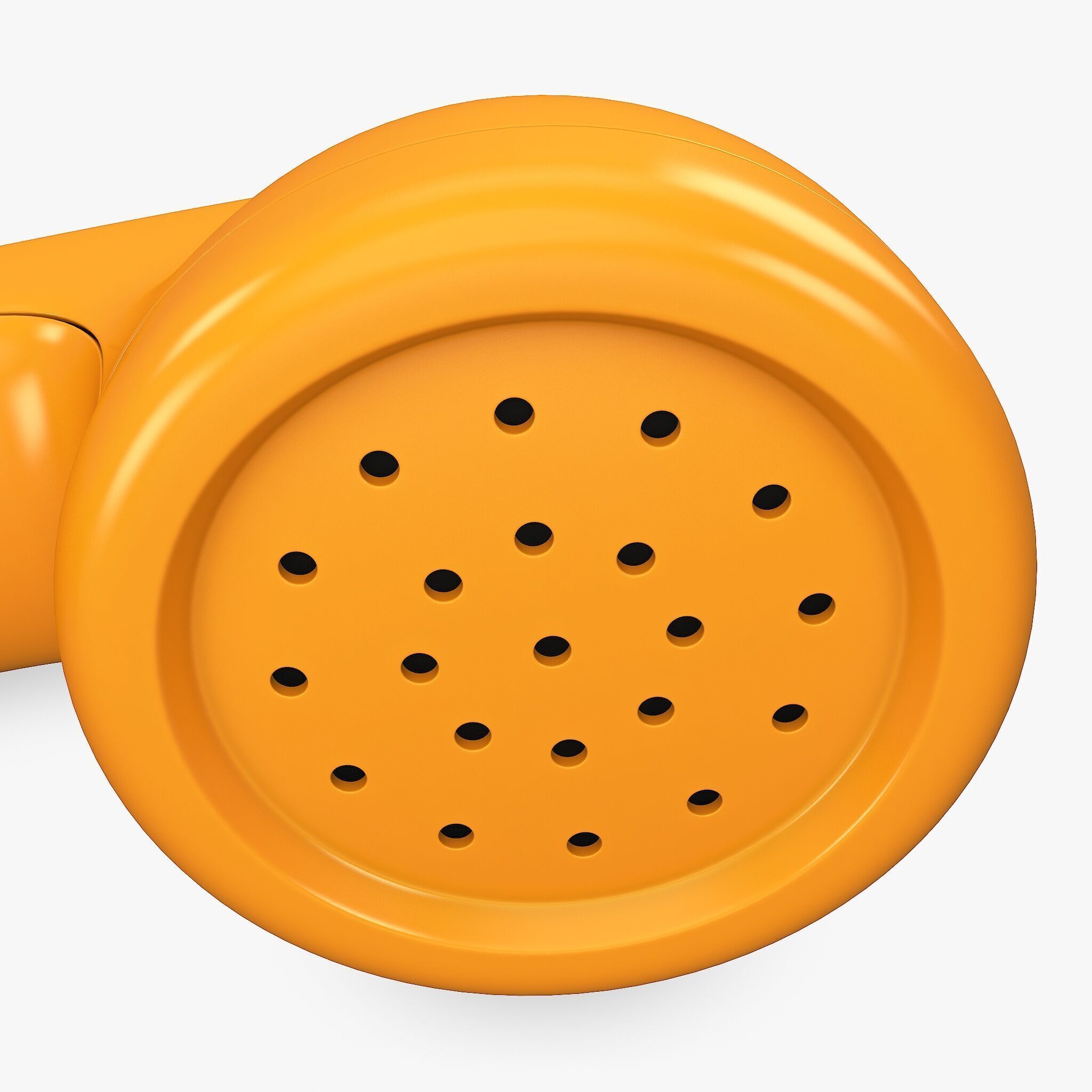 Vintage Retro Telephone Handset M1 3D model_12