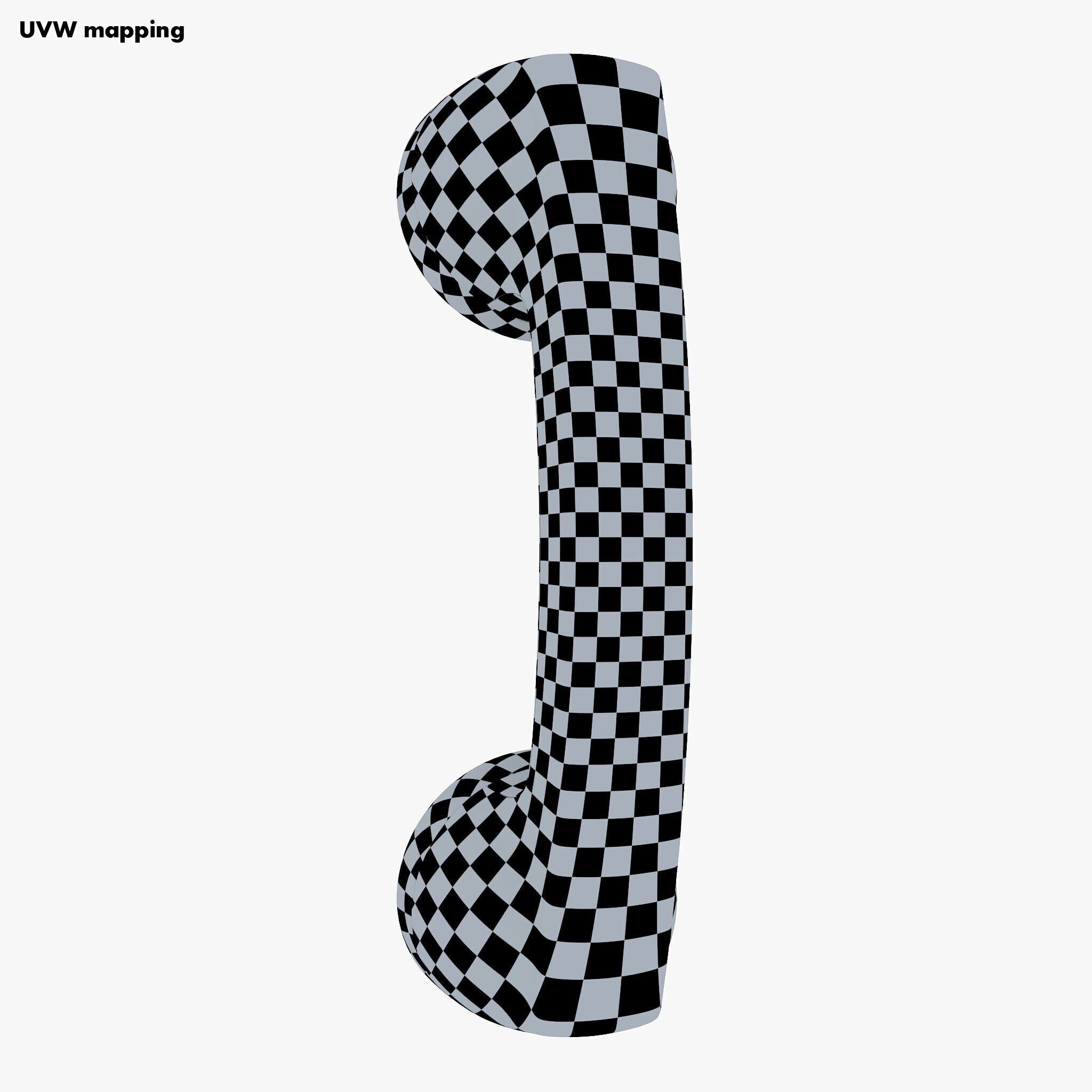 Vintage Retro Telephone Handset M1 3D model_36