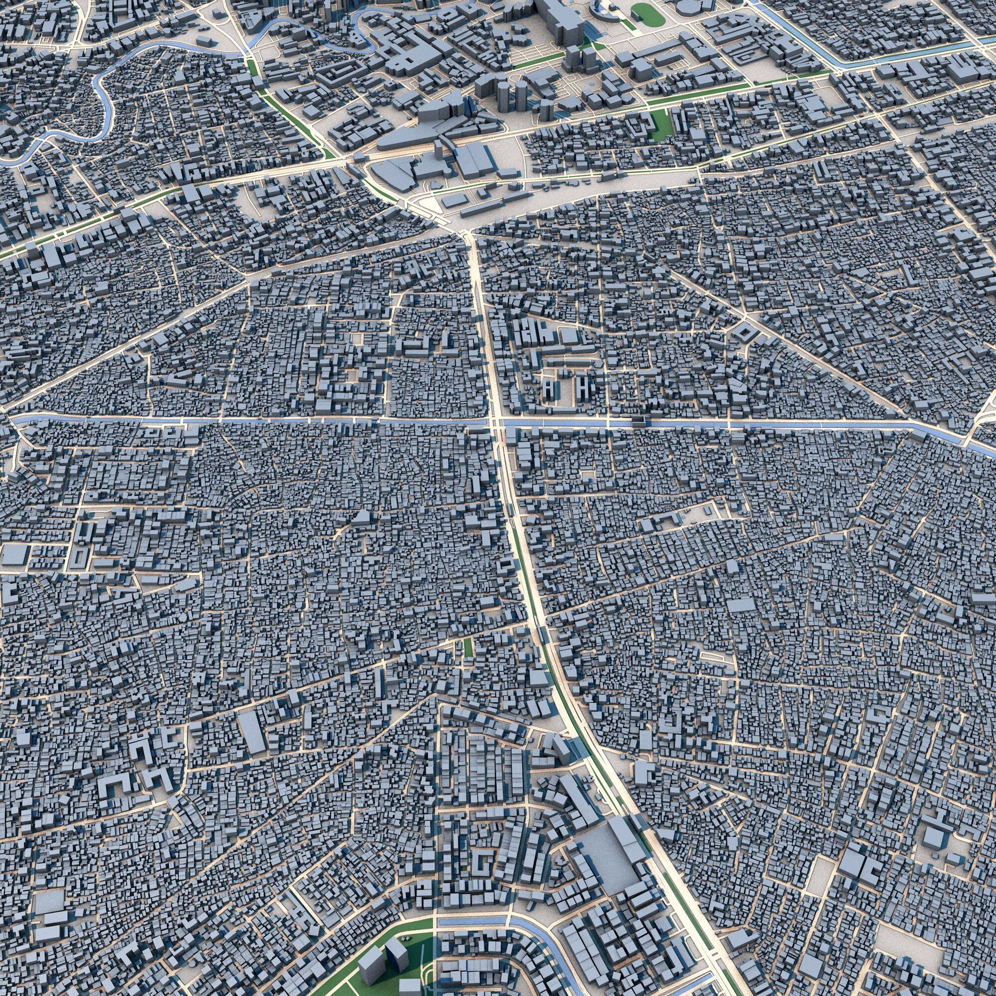 Jakarta City Indonesia 3D model_3