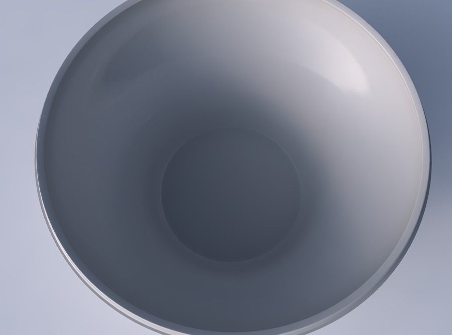 Bowl wide and twisted with horizontal layers 3D print model_2