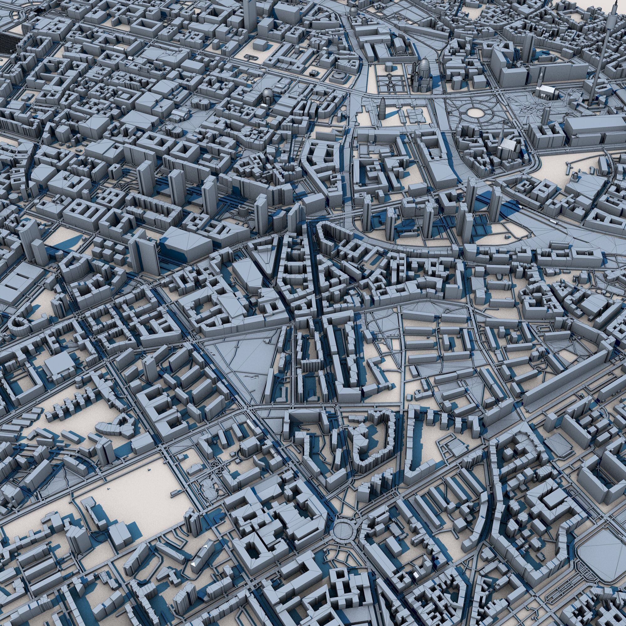Berlin City Germany 3D model_6