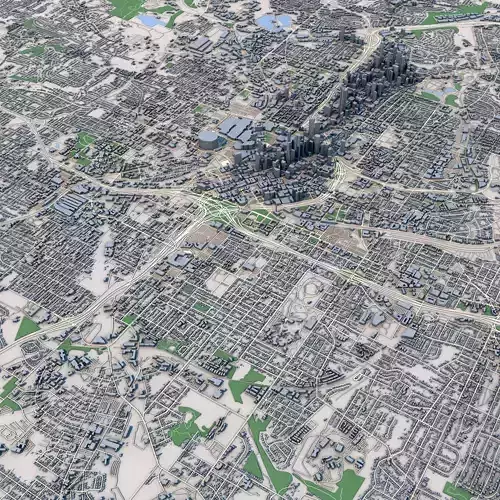 Atlanta City Georgia United States 3D model