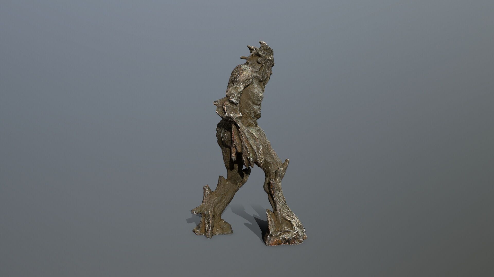 golem Low-poly 3D model_5