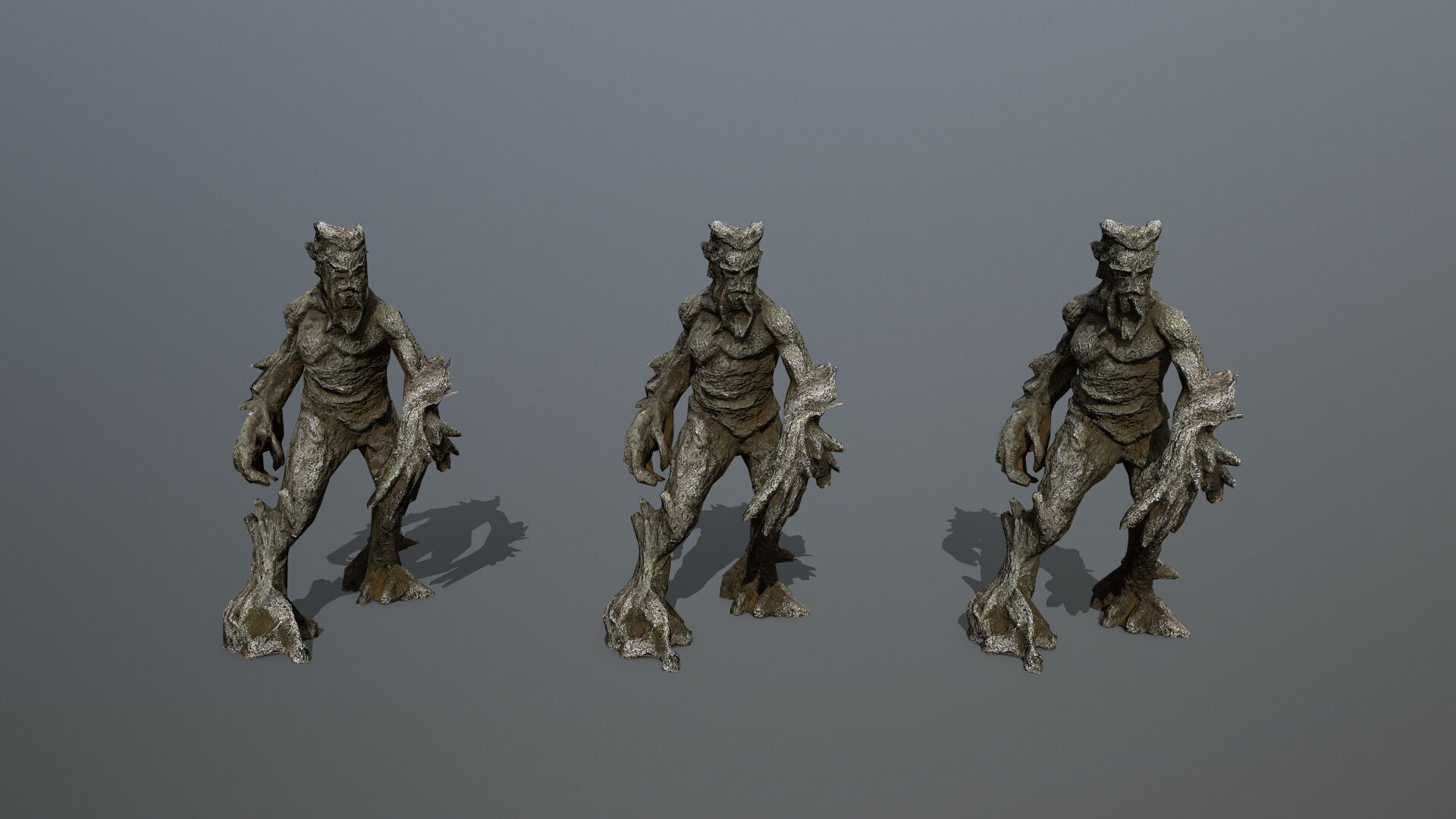 golem Low-poly 3D model_12