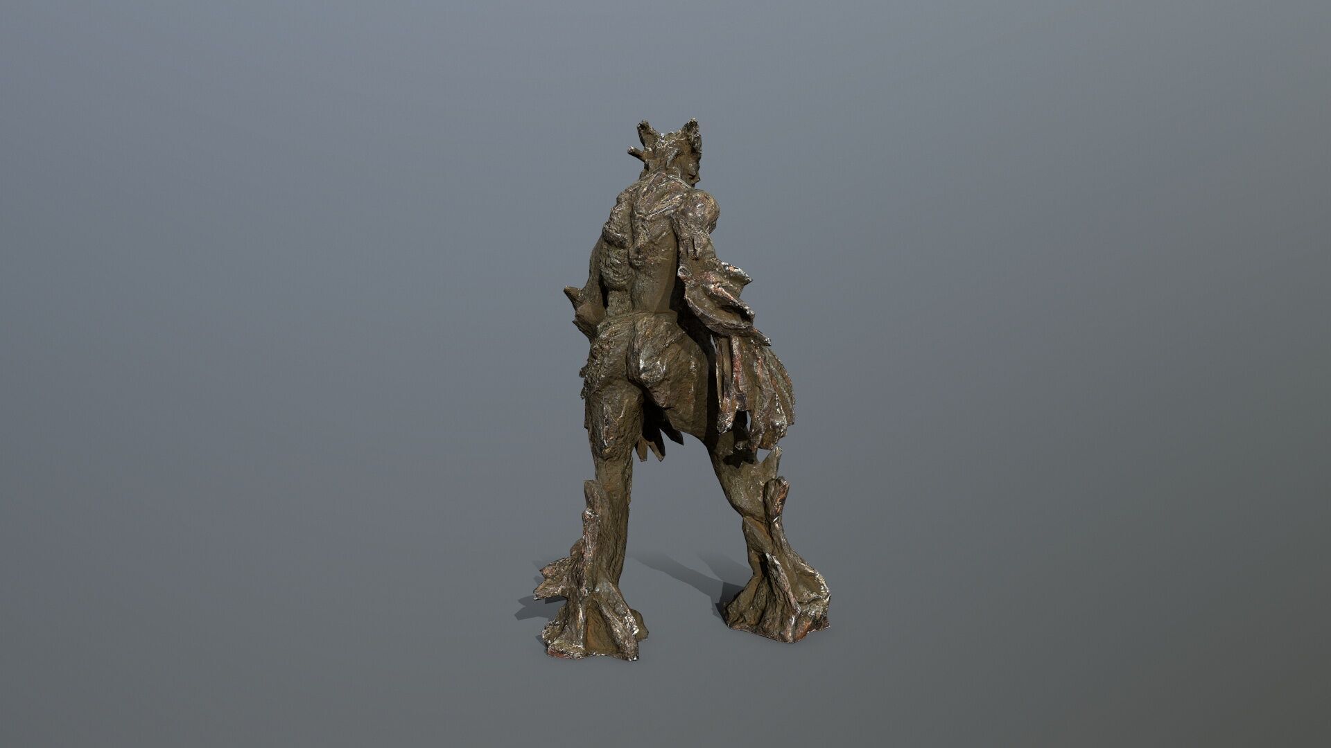 golem Low-poly 3D model_6