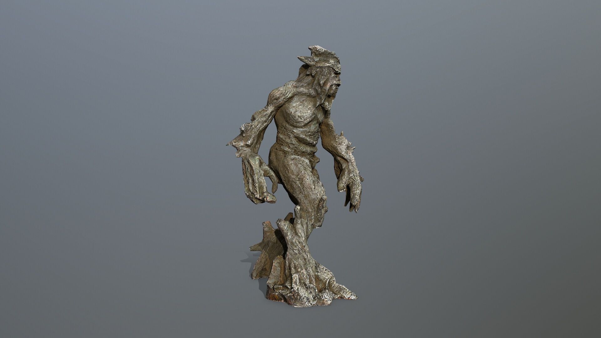 golem Low-poly 3D model_4