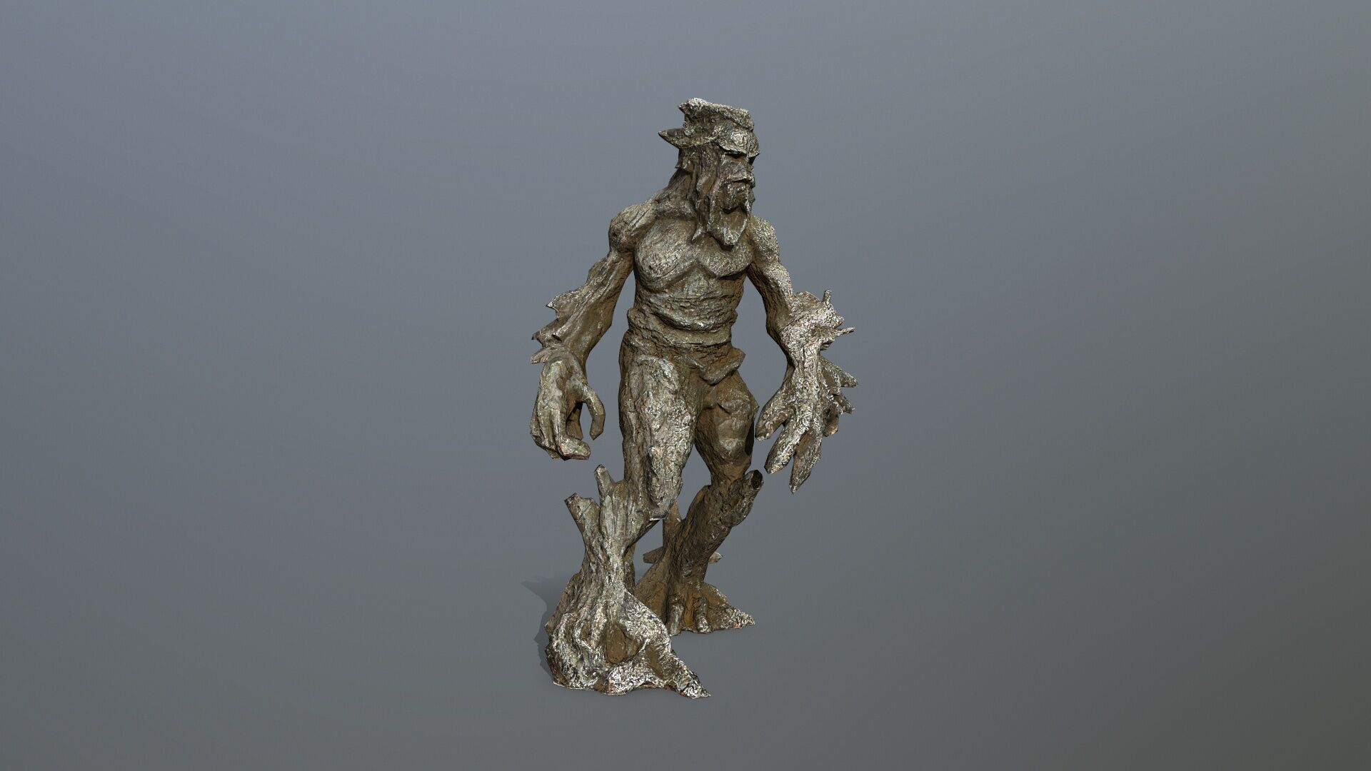 golem Low-poly 3D model_3