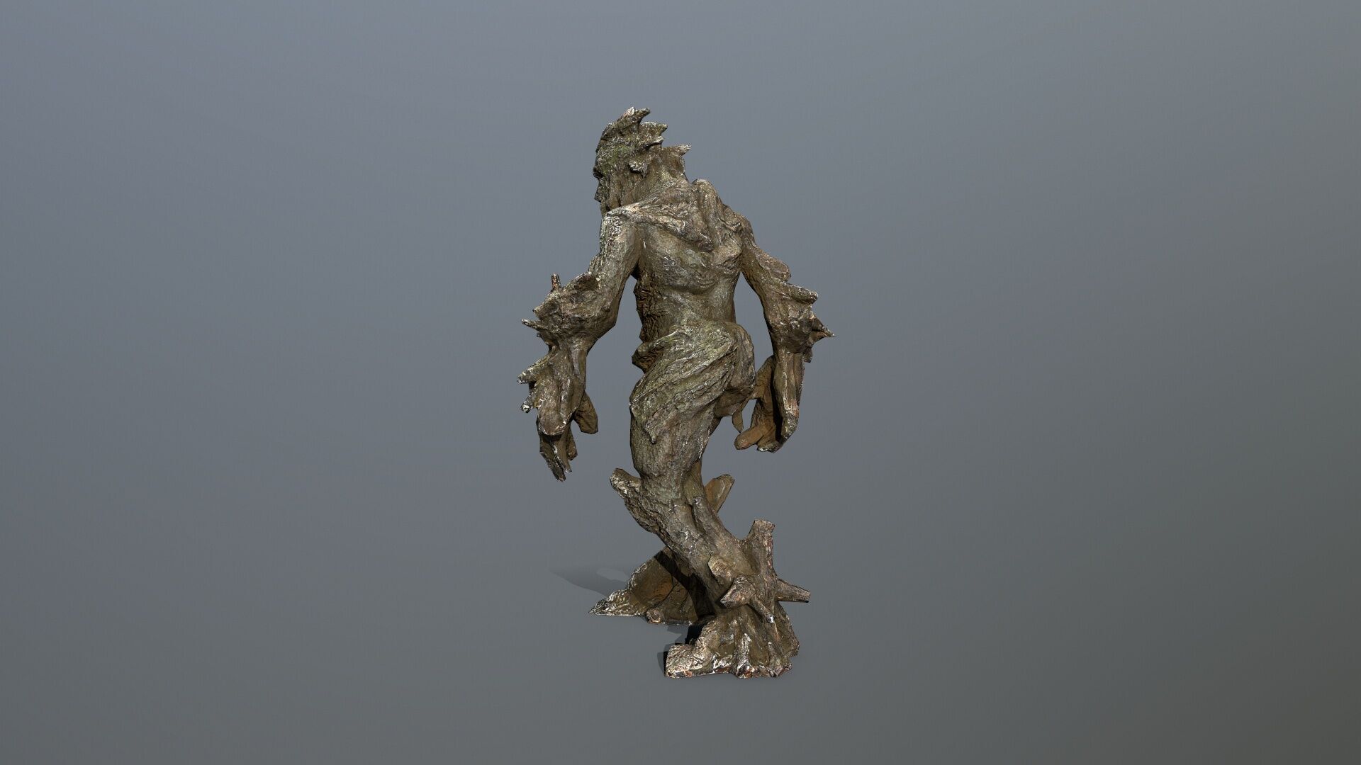 golem Low-poly 3D model_8