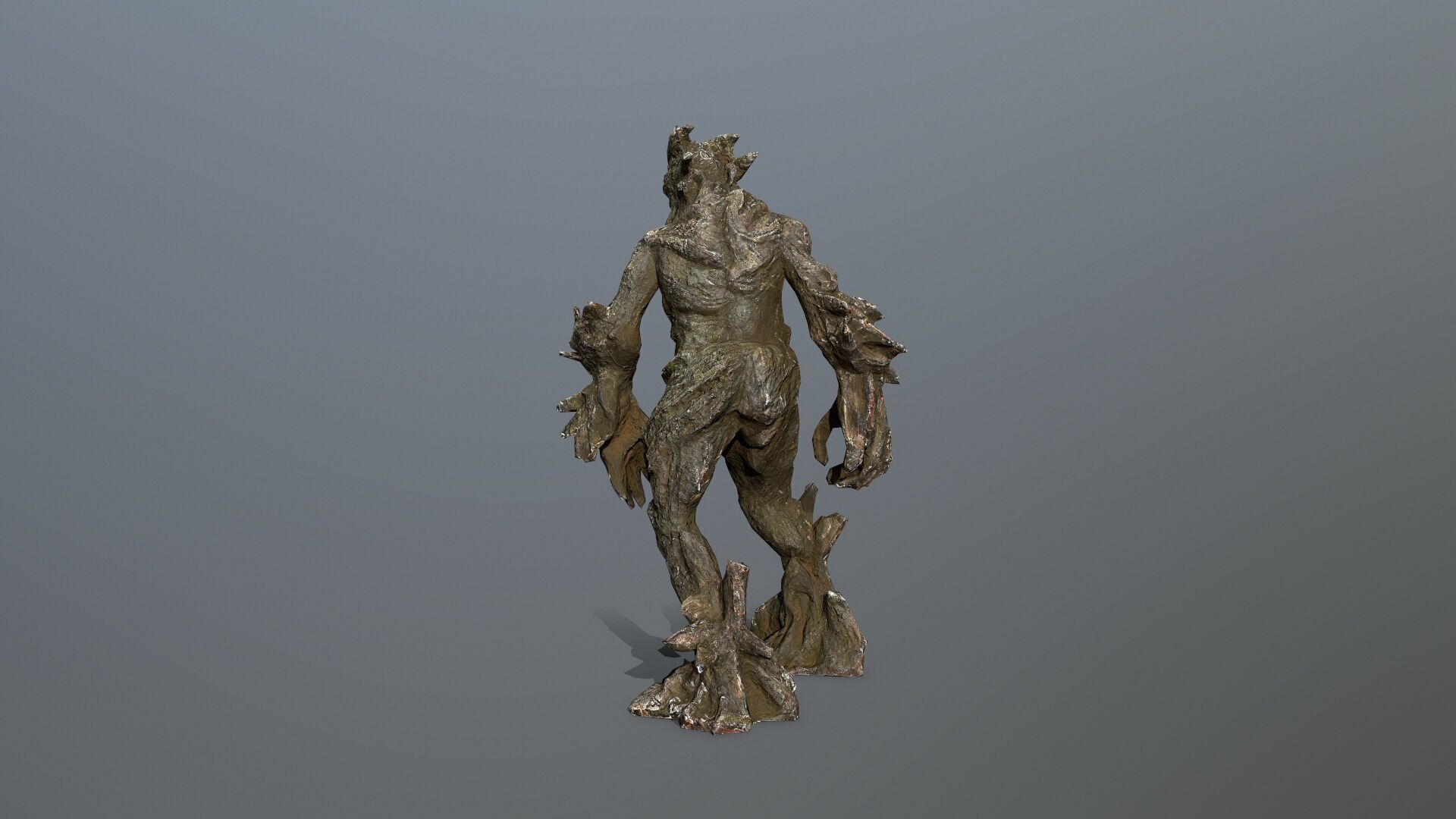 golem Low-poly 3D model_7