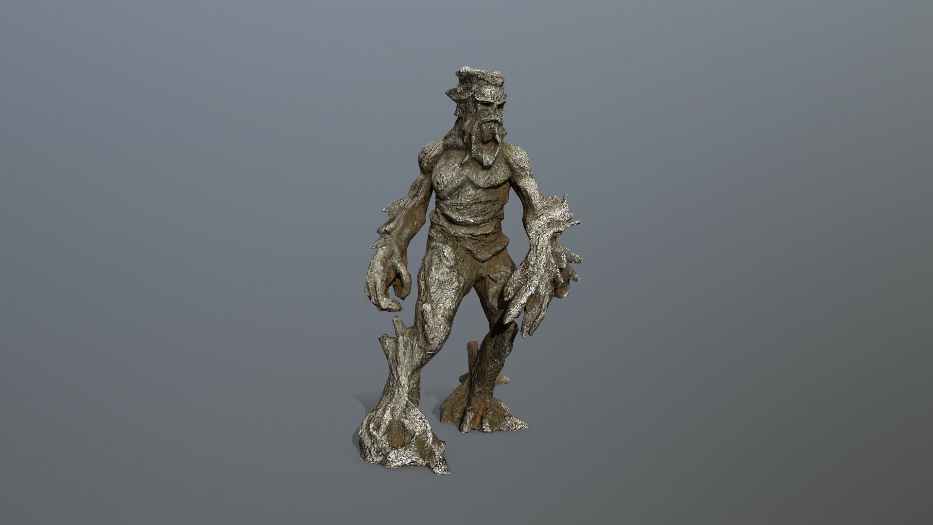 golem Low-poly 3D model_11