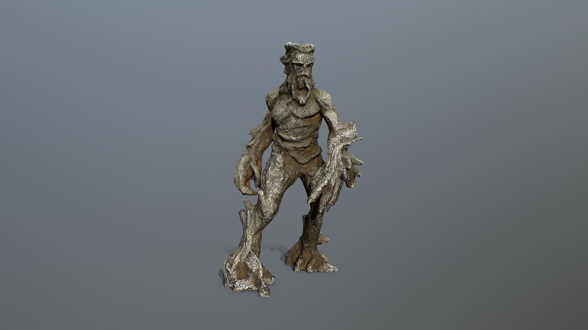 golem Low-poly 3D model_2