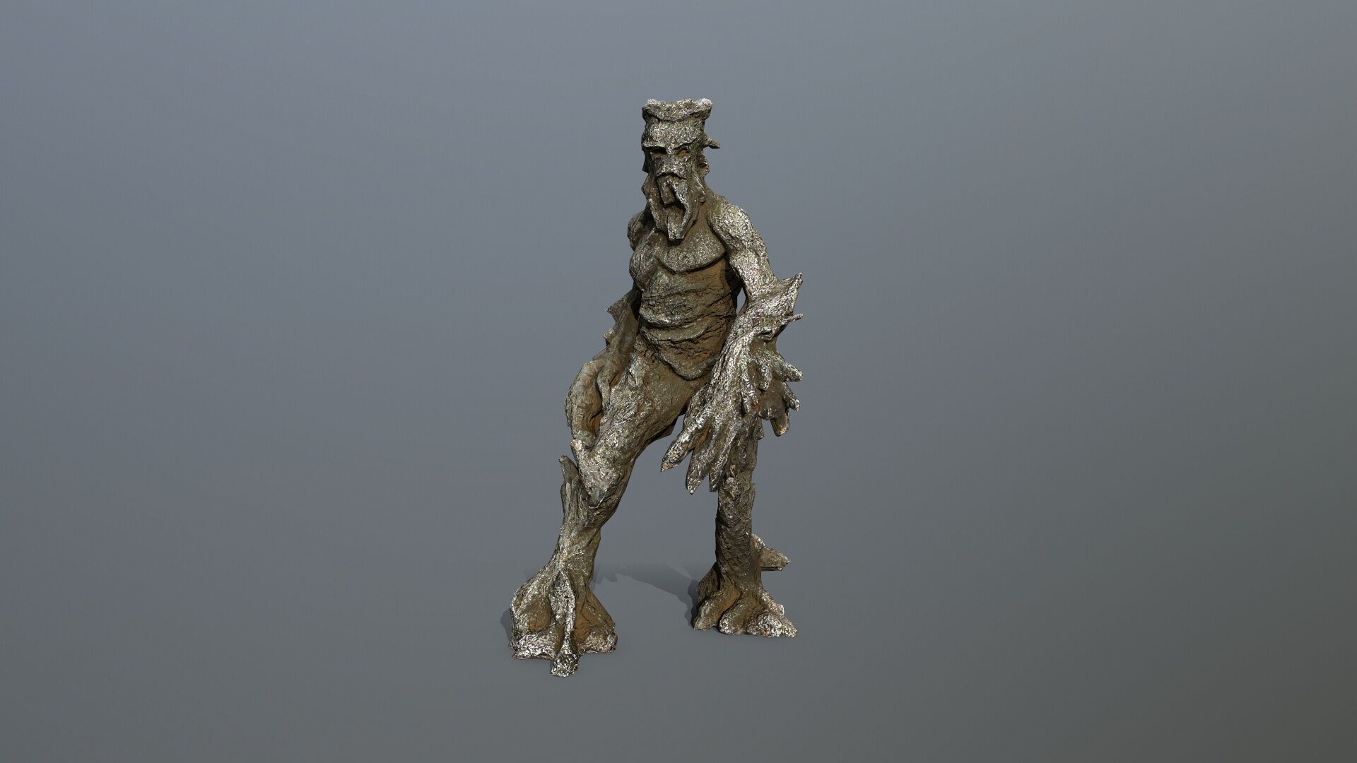 golem Low-poly 3D model_10