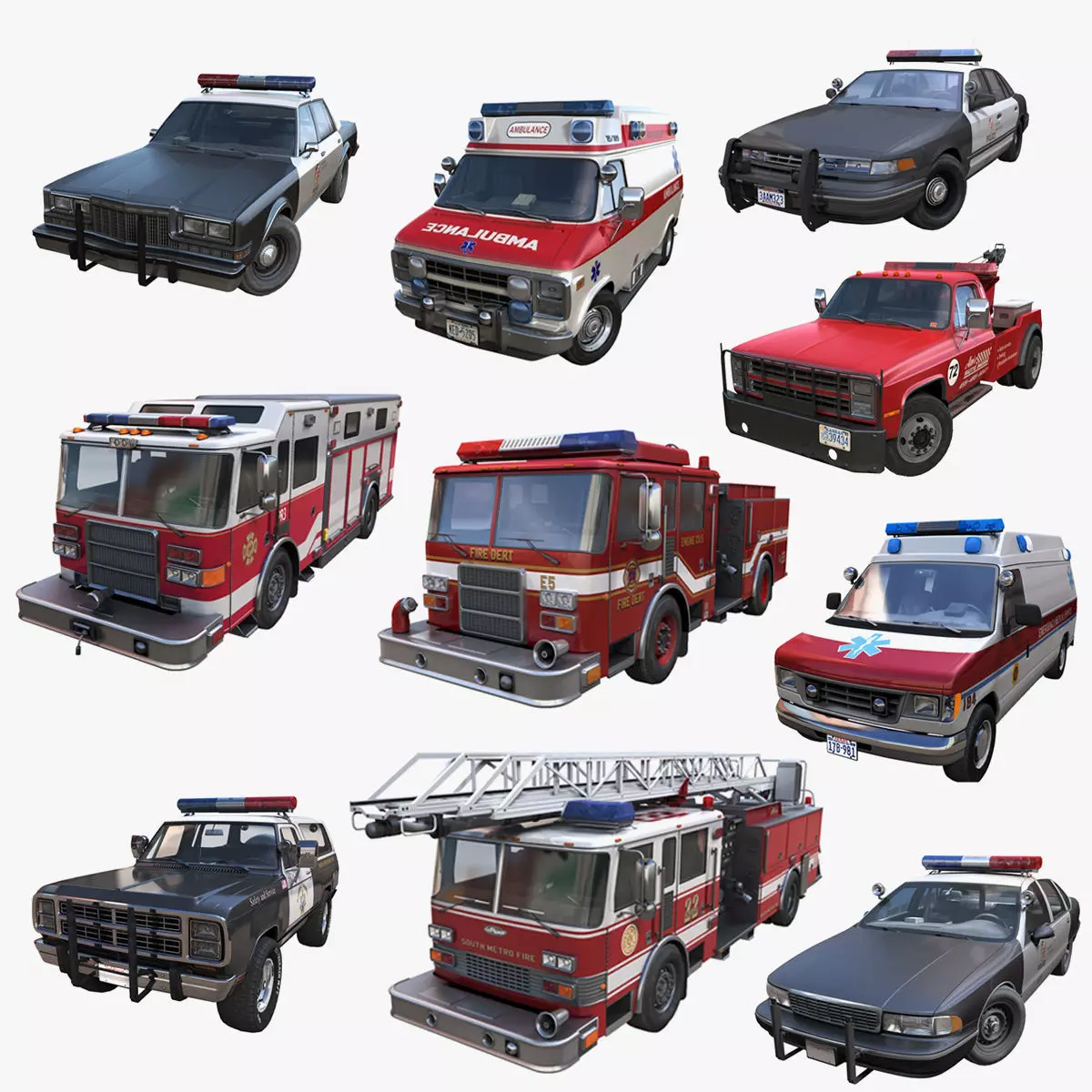 911 vehicles collection _0