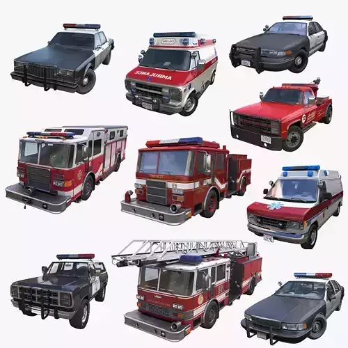 911 vehicles collection 