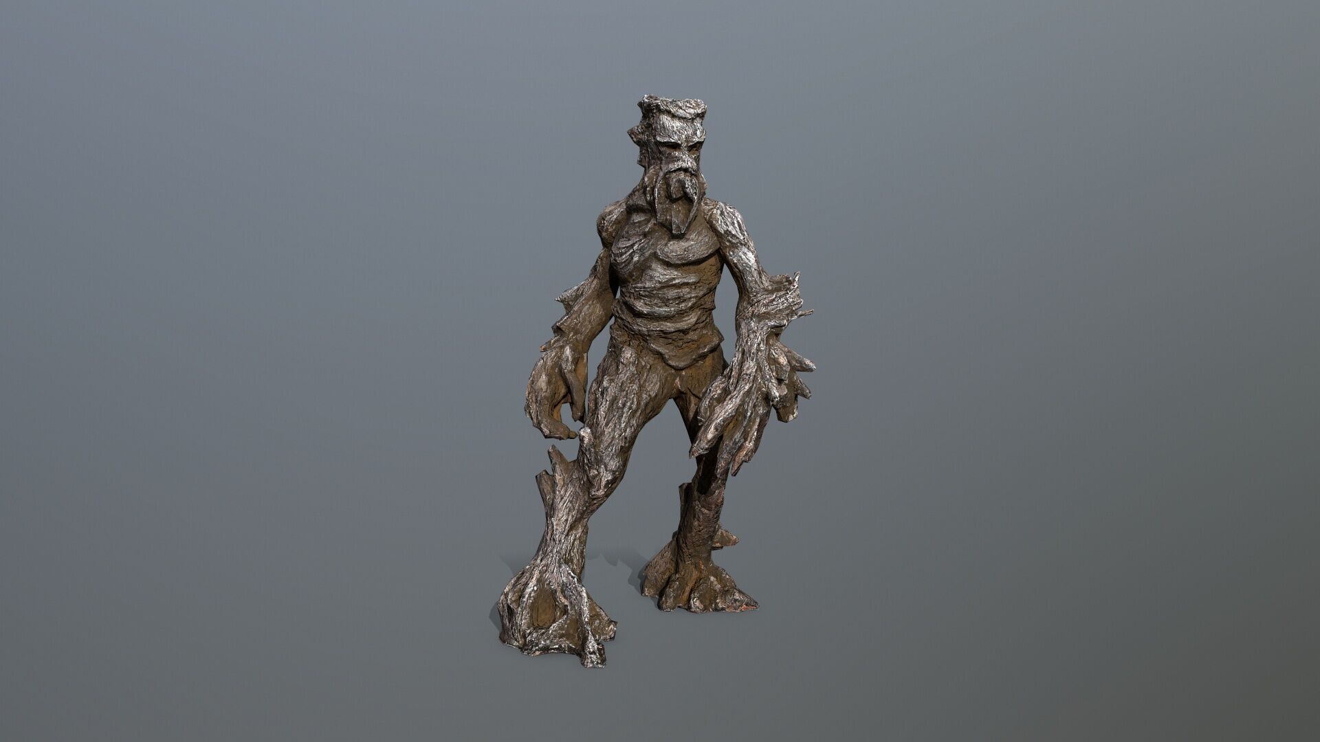 Golem Low-poly 3D model_2