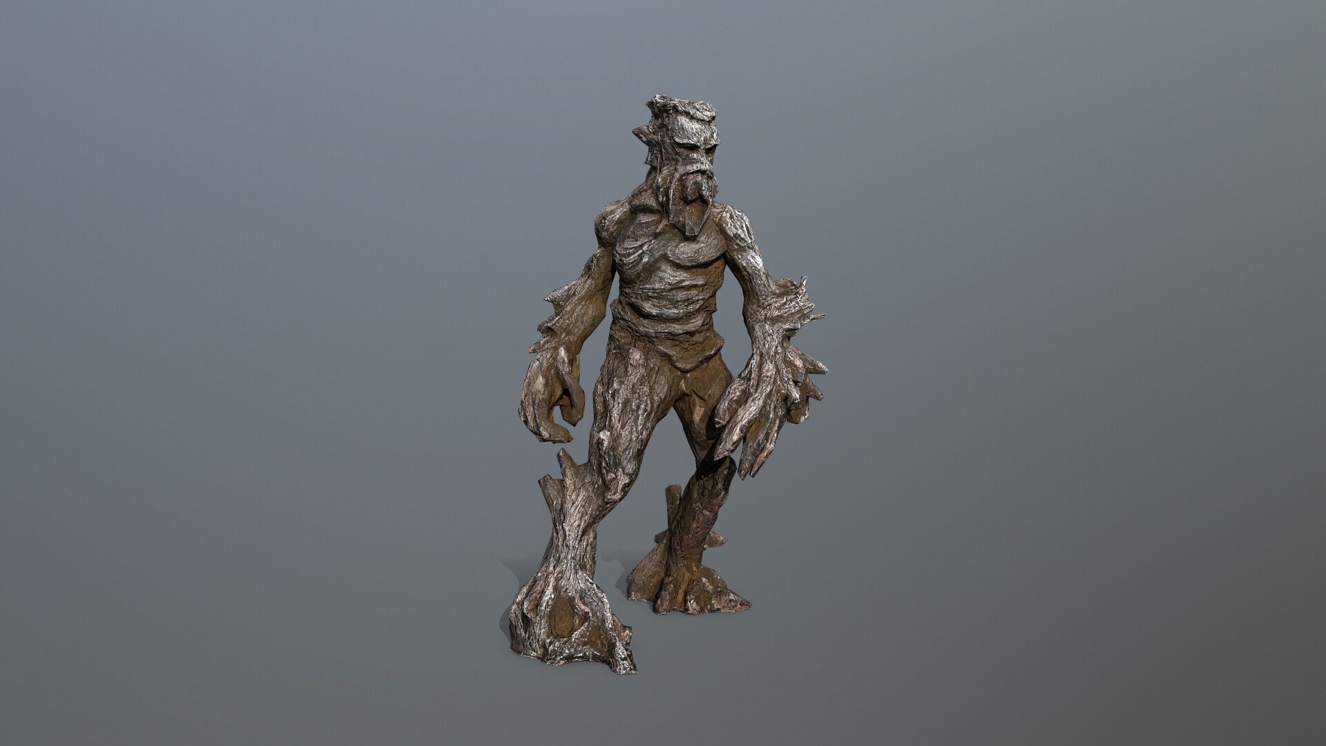 Golem Low-poly 3D model_10