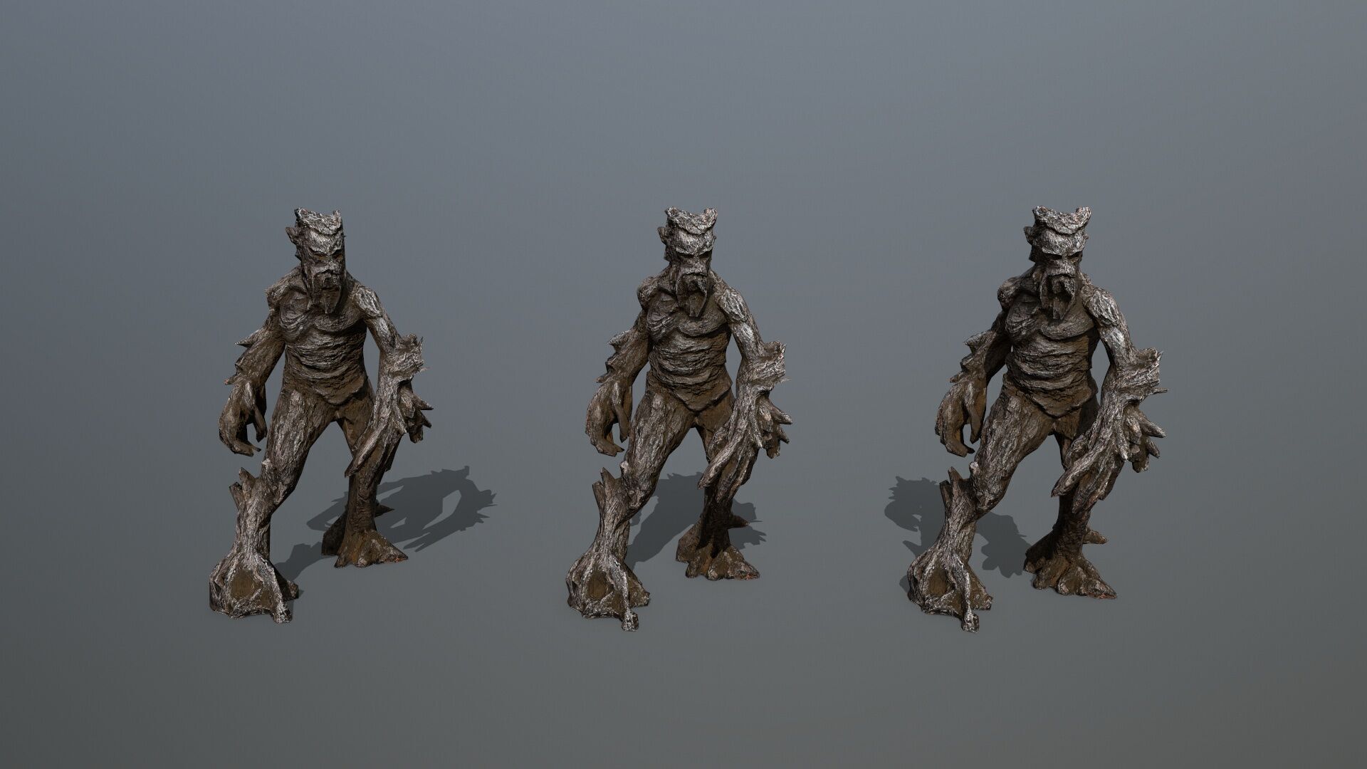 Golem Low-poly 3D model_11
