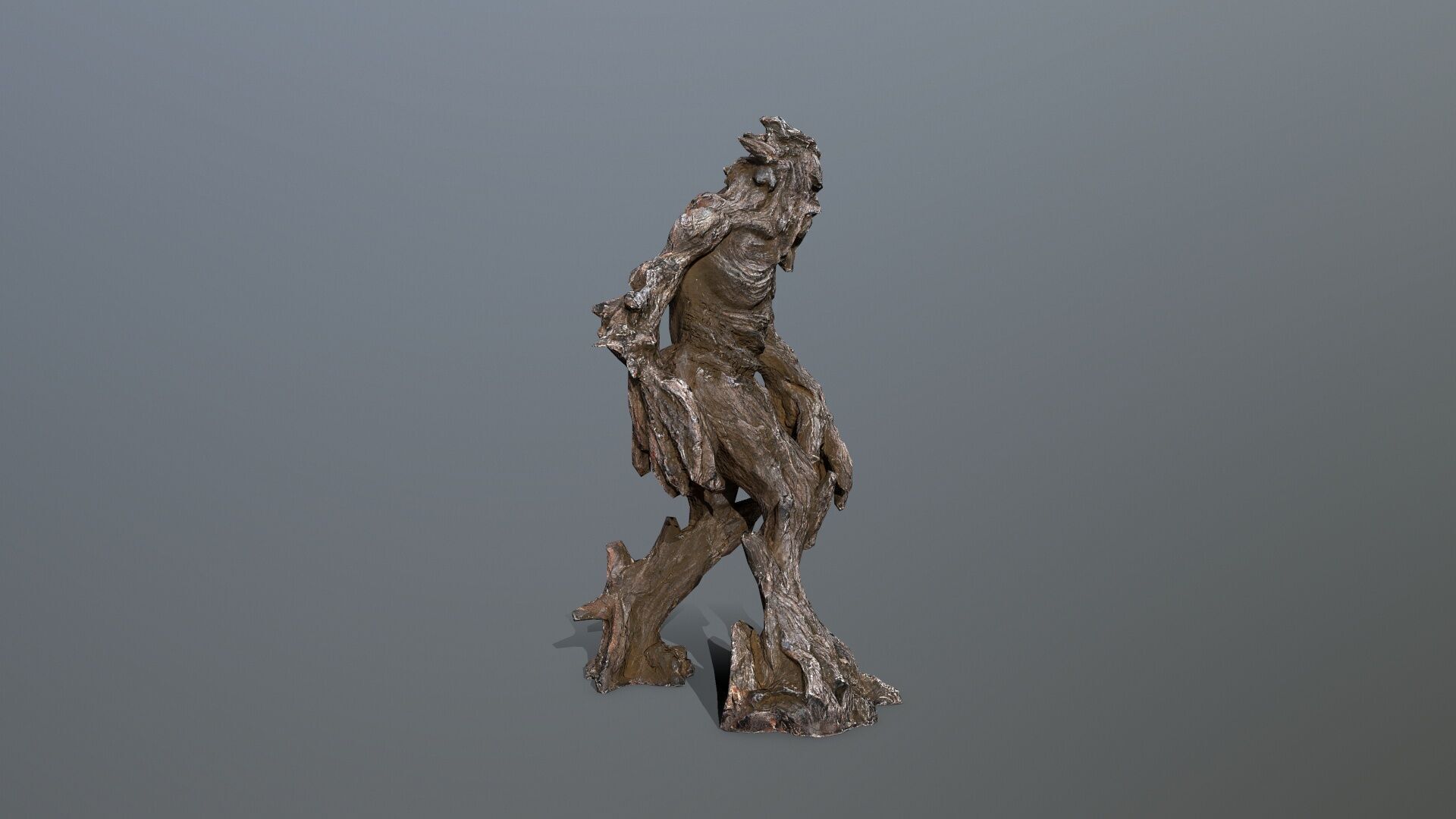 Golem Low-poly 3D model_4