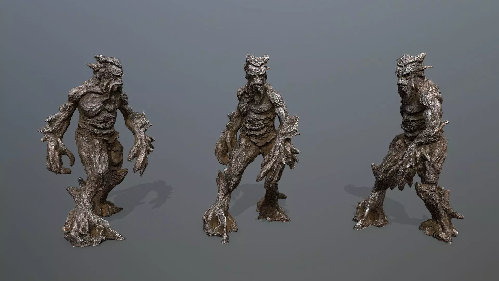 Golem Low-poly 3D model_0