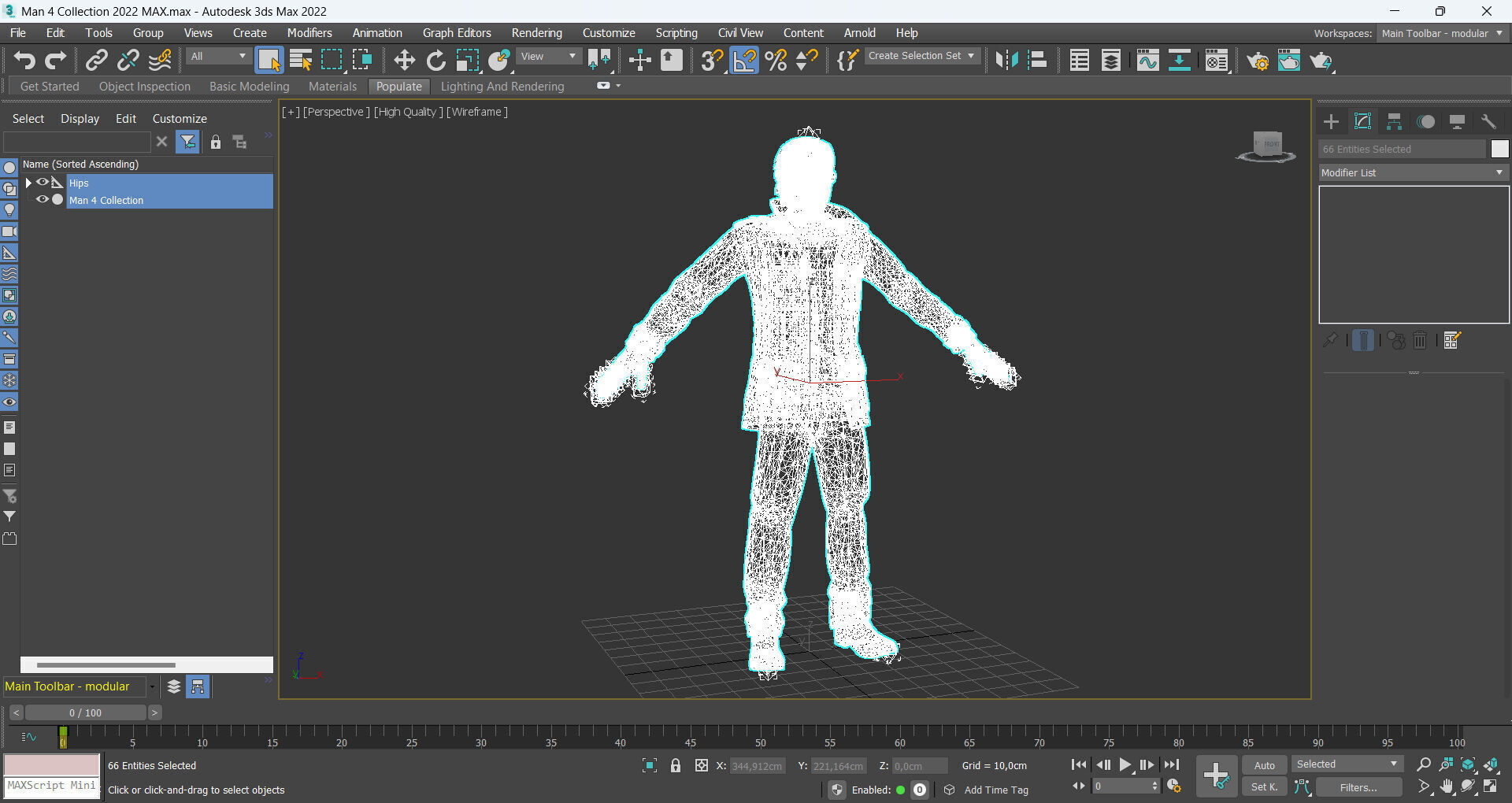 Man 4 Collection Low-poly 3D model_15