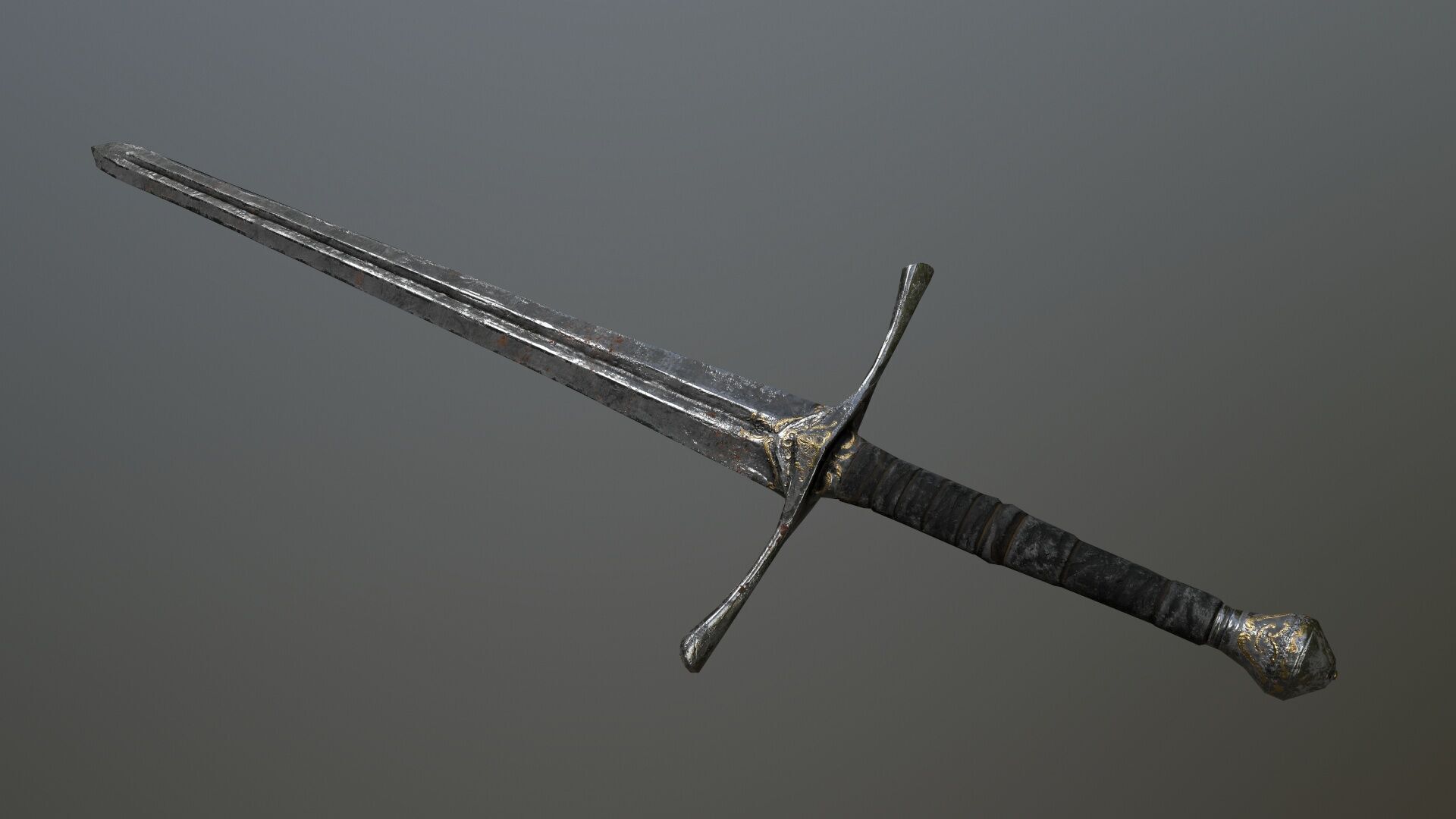   Ruin Set Low-poly 3D model_5